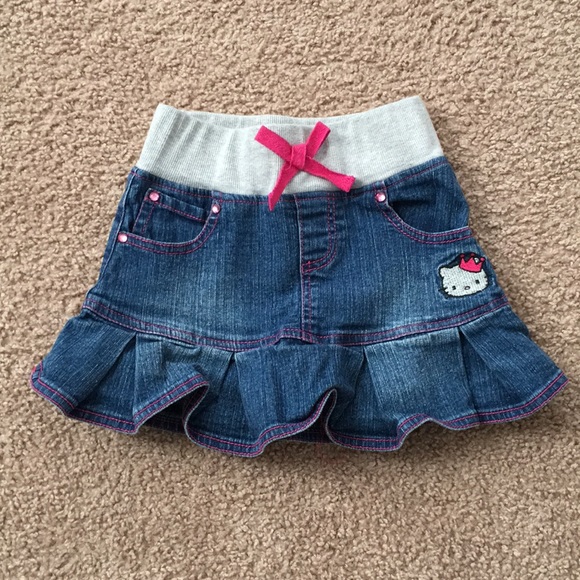 Hello Kitty Denim Skirt - Picture 1 of 3